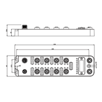 FCEN-8LKM-8A-MP4 ELCO IO-LINK MASTER, MULTIPROTOCOL, WEBSERVER, 8XCLASS-A, IO-LINK, MAX. 16 DI / 8 DO, 8XM12 A-CODE 5PIN, 2XM12 D-CODE 4PIN, 2X7/8“ 4PIN, METAL, IP67